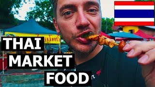 CHIANG MAI Sunday Market! (THAI STREET FOOD & More) - Thailand