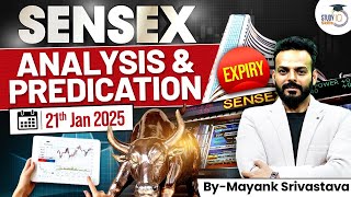 Sensex Today Analysis and Tomorrow Prediction | 21st Jan 2025 | Sensex Monday Prediction