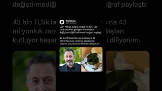 Cem Yılmaz, sipariş verdiği 43 bin TL'lik lambanın kırık geldiğini ve markanın değiştirmediğini beli