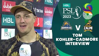 Tom Kohler-Cadmore Interview | Karachi Kings vs Peshawar Zalmi | Match 2 | HBL PSL 8 | MI2T
