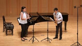 Gregory Wanamaker: Duo Sonata for clarinet and alto saxophone