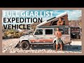 EXPEDITION VEHICLE: ALL OUR GEAR LISTED (Defender Land Rover)