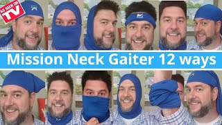 😷 Mission Neck Gaiter: 12 ways to wear: Cooling face mask review 😷 [185]