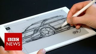 Digital notepad 'feels like real paper' - BBC News