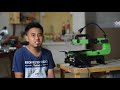 review dan test gergaji ukir kayu murah scroll saw ryu rss125