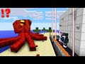 Giant Octopus vs Most Secure Minecraft House