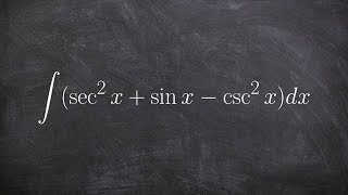 How to take the integral of a trigonometric expression