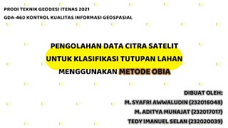 HEBOH!! PENGOLAHAN KLASIFIKASI TUTUPAN LAHAN DENGAN CITRA SATELIT PAKE METODE PALING ADVANCE! | KKIG