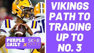 Minnesota Vikings path and cost to trading up to No. 2 in the NFL Draft
