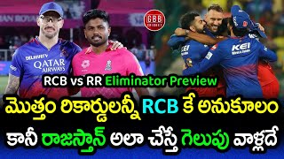RCB vs RR Preview Eliminator IPL 2024 | All Are In Favor Of RCB vs Struggling RR | GBB Cricket