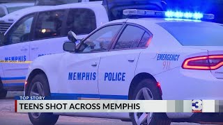2 teens recovering after separate shootings in Memphis