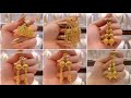 200+ Bridal Gold Earrings With Weight New Model 2024 #goldearrings #earringdesigns #viral #trending