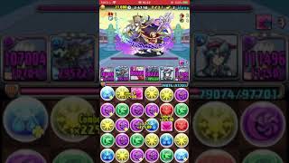 【パズドラ】牛魔王降臨壊滅級（２人マルチ）　炎のさだめのクリス→地球意思・オロチで攻略