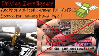 Result Of Using Quick Change Oil Centers & How To Find Low Cost, High Quality Oil Options