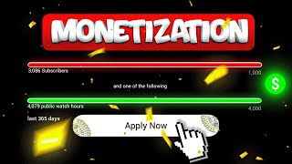 How To Monetize Youtube Channel Without Mistakes (Full Process)