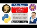 Dictionary Methods in Python | Dictionary Built-in Functions | Python Dictionary Practical Example