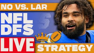 Saints-Rams Showdown Strategy TNF Week 16 DFS Picks | NFL DFS Strategy