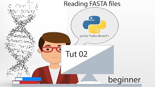 Reading FASTA files in python3 : Tut2