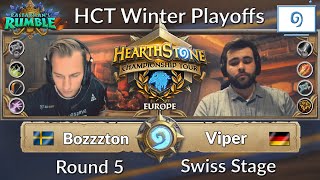 HCT Winter Europe: Bozzzton vs Viper - Season 3 2018 | Day 1 Swiss Stage Round 5