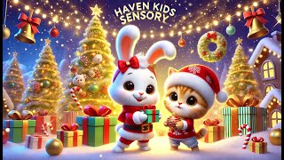 Haven Kids Sensory Song Christmas Baby Kids Sensory🎄Kids songs 2025 Cute animals6622hhgONNq15