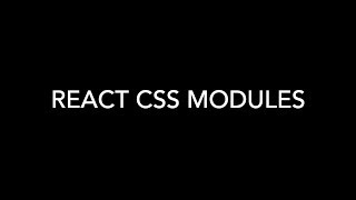 How to use React css modules Without ejecting it