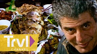 Vietnamese Feast With Local Chairman | Anthony Bourdain: No Reservations | Travel Channel