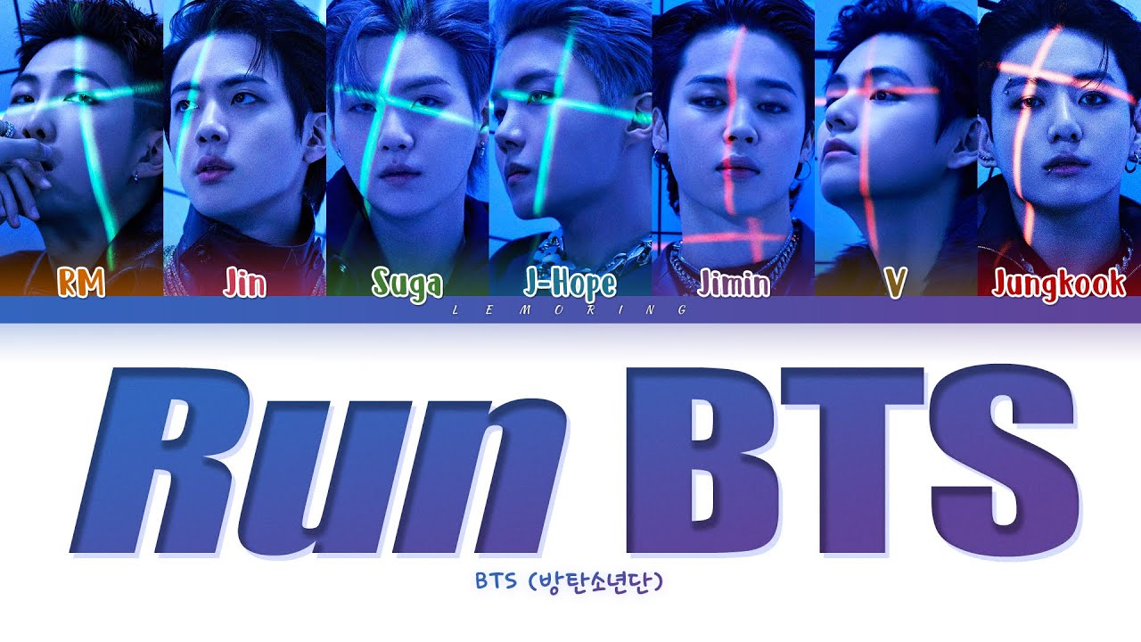 BTS Run BTS Lyrics (방탄소년단 달려라 방탄 가사) [Color Coded Lyrics/Han/Rom/Eng]
