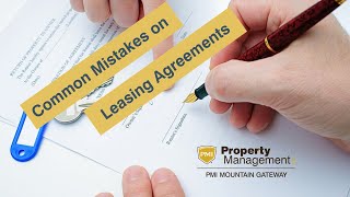 Common Lease Agreement Mistakes to Avoid for Tenants