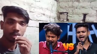 Pawan Nagar vs Salman Ali / mere rashke ka mar song indian idol season 14