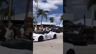 Lamborghini crashes after car show 😢