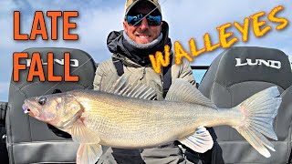 CRUSHING Late Fall Kansas Walleyes!