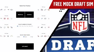 Who will YOUR NFL team draft? NFL Mock Draft Simulator (MDS)