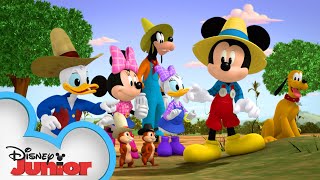 Mickey & Friends Fix a Farm 🚜 | Mickey Mornings | Mickey Mouse Mixed-Up Adventures | @disneyjunior