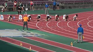 2021  秋季記録会  男子A 100m  タイムレース 15組