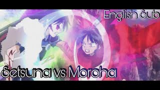 Setsuna vs Moroha | English Sub | Yashahime: Princess Half Demon