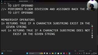 Python operators, input , eval, id built-in functions and precedence of Python operators #python