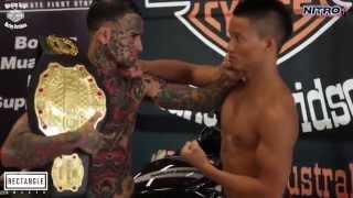 Tattooed bully acts cocky and gets knocked out by Ben Nguyen in 20 seconds!(Original official video)