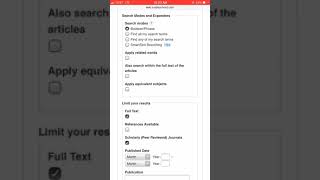 How to get full text articles using EBSCOhost