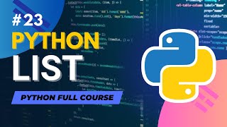 List in Python | Python Full Course in Hindi/Urdu - Tutorial #23