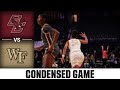 Boston College vs. Wake Forest Condensed Game | 2022-23 ACC Women’s Basketball