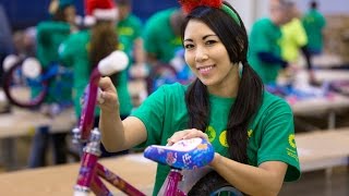 BP America Employees Build Bikes With Elves \u0026 More