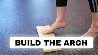 Fix flat feet and fallen arches (foot strength exercise) - the Arch Raise exercise for flat feet