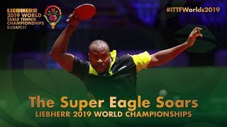 Aruna the Super Eagle Soars | Liebherr 2019 World Table Tennis Championships