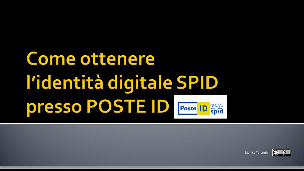 Come Ottenere L'identità Digitale SPID Con POSTE ID - YouTube