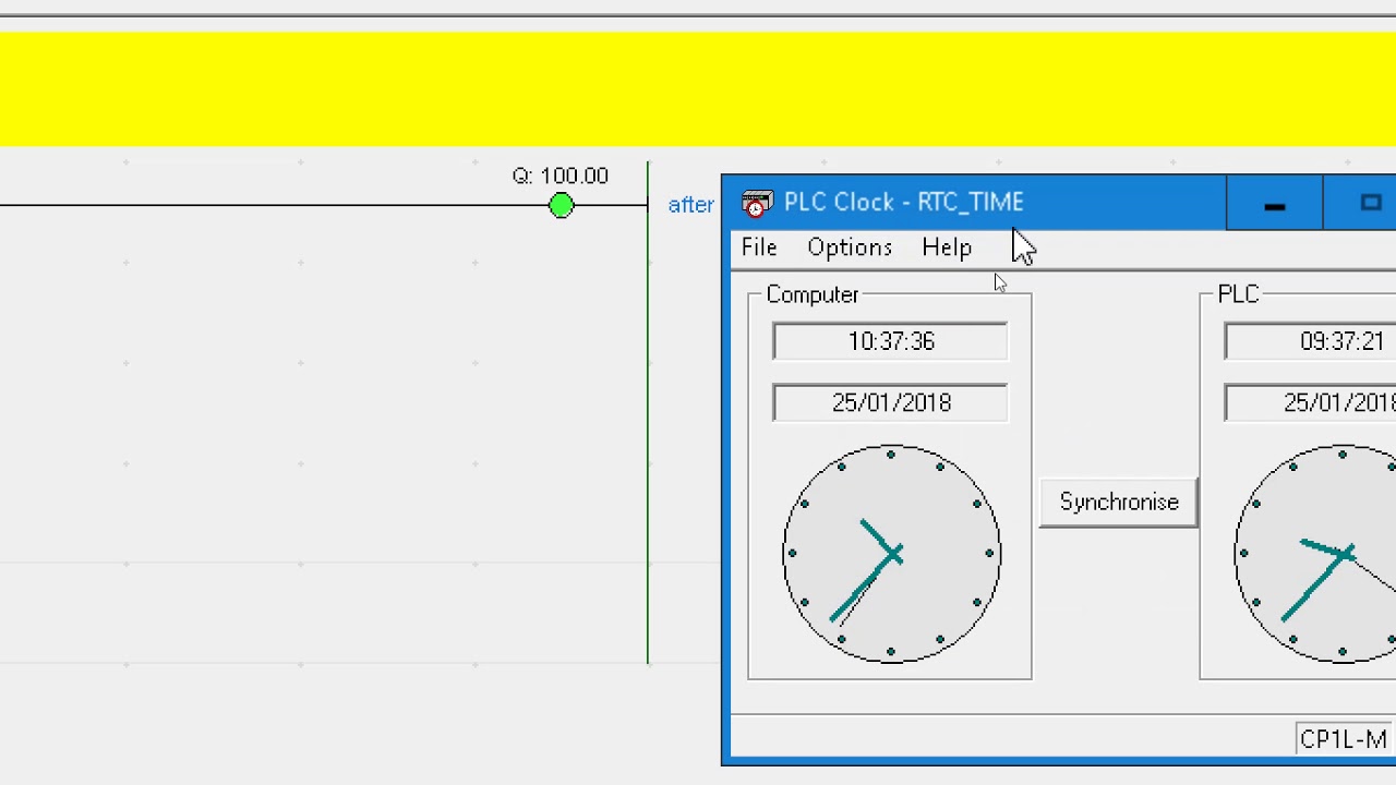 PLC | CX Programmer RTC (Real Time Clock) Using DATE Comparison ...