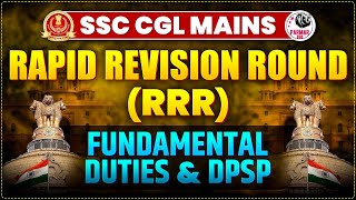 GK FOR SSC CGL MAINS | DPSP \u0026 FUNDAMENTAL DUTIES | RRR