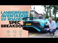 Spec Breakdown of the 1of 500 Lamborghini Aventador SV Roadster