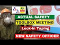 Actual Safety Toolbox Meeting | Toolbox Talk | Weekly Safety Meeting | New Safety Officer|Time-lapse