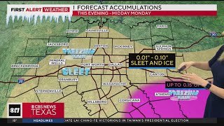 Wintry precipitation increases overnight. Be prepared for slick spots on the roads