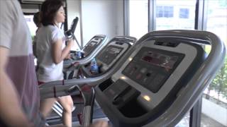 สาธิตการเล่นลู่วิ่งไฟฟ้า TREADMILL